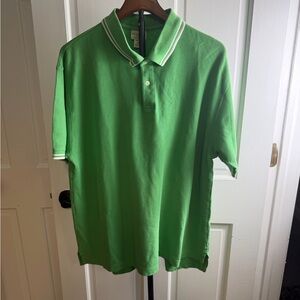 Vintage LL Bean Green Polo Shirt